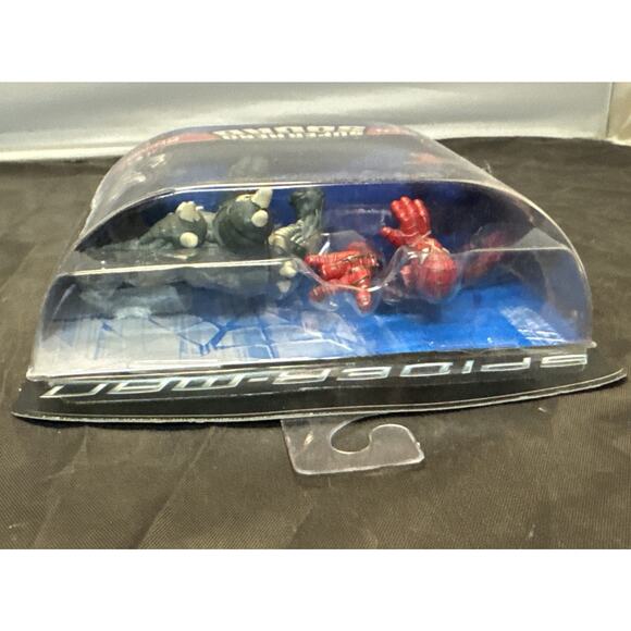 Marvel Super Hero Squad Spider-Man & Rhino Figures 2-Pack 2007 Hasbro NIB